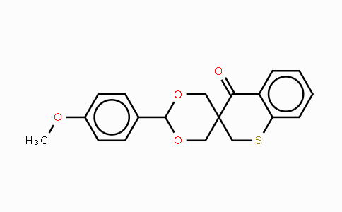 CAS No. 339028-98-7, 3,3-Bis(hydroxymethyl)-2,3-dihydro-4H-thiochromen-4-one 4-methoxybenzaldehyde acetal