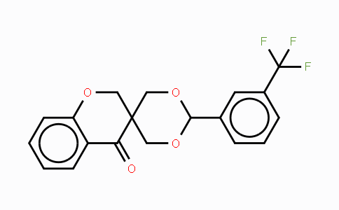 CAS No. 339029-02-6, 3,3-Bis(hydroxymethyl)-2,3-dihydro-4H-chromen-4-one 3-(trifluoromethyl)benzaldehyde acetal