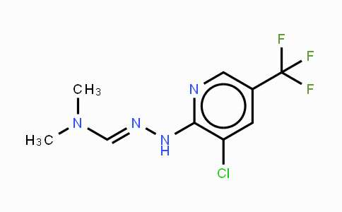 CAS No. 339029-44-6, N'-[3-Chloro-5-(trifluoromethyl)-2-pyridinyl]-N,N-dimethylhydrazonoformamide