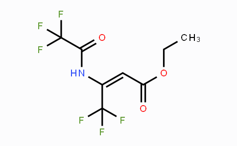 CAS No. 339030-04-5, Ethyl 4,4,4-trifluoro-3-[(2,2,2-trifluoroacetyl)amino]-2-butenoate