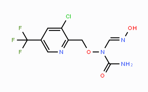 CAS No. 400087-73-2, N-{[3-Chloro-5-(trifluoromethyl)-2-pyridinyl]methoxy}-N-[(hydroxyimino)methyl]urea