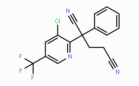 CAS No. 339030-16-9, 2-[3-Chloro-5-(trifluoromethyl)-2-pyridinyl]-2-phenylpentanedinitrile