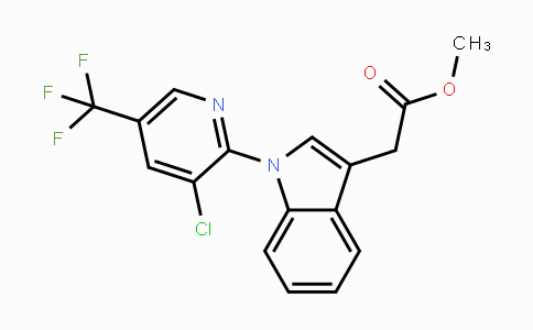 CAS No. 339099-19-3, Methyl 2-{1-[3-chloro-5-(trifluoromethyl)-2-pyridinyl]-1H-indol-3-yl}acetate
