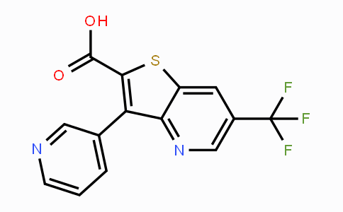 CAS No. 339099-38-6, 3-(3-Pyridinyl)-6-(trifluoromethyl)thieno[3,2-b]pyridine-2-carboxylic acid