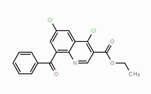 CAS No. 339099-41-1, Ethyl 8-benzoyl-4,6-dichloro-3-quinolinecarboxylate