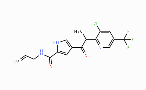 CAS No. 339099-53-5, N-Allyl-4-{2-[3-chloro-5-(trifluoromethyl)-2-pyridinyl]propanoyl}-1H-pyrrole-2-carboxamide