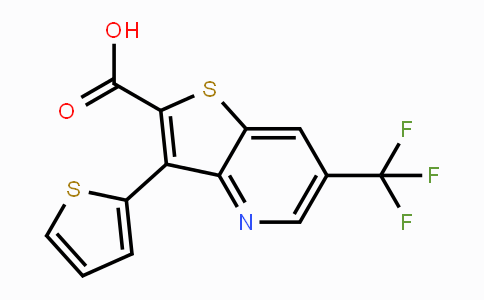 CAS No. 478080-13-6, 3-(2-Thienyl)-6-(trifluoromethyl)thieno[3,2-b]pyridine-2-carboxylic acid