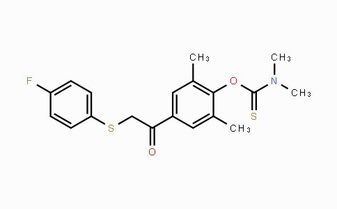 CAS No. 339100-41-3, O-(4-{2-[(4-Fluorophenyl)sulfanyl]acetyl}-2,6-dimethylphenyl) N,N-dimethylcarbamothioate