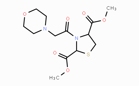294849-05-1 | Dimethyl 3-(2-morpholinoacetyl)-1,3-thiazolane-2,4-dicarboxylate