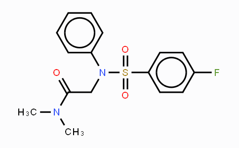 CAS No. 2260-95-9, 2-{[(4-Fluorophenyl)sulfonyl]anilino}-N,N-dimethylacetamide