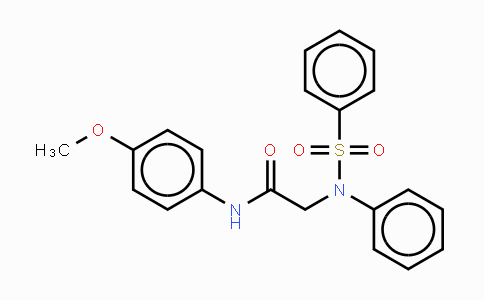 CAS No. 339103-43-4, N-(4-Methoxyphenyl)-2-[(phenylsulfonyl)anilino]acetamide