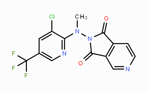 CAS No. 339098-51-0, 2-[[3-Chloro-5-(trifluoromethyl)-2-pyridinyl](methyl)amino]-1H-pyrrolo[3,4-c]pyridine-1,3(2H)-dione