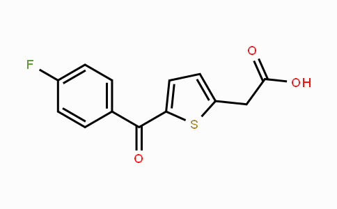 CAS No. 339098-81-6, 2-[5-(4-Fluorobenzoyl)-2-thienyl]acetic acid