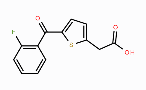 CAS No. 339098-92-9, 2-[5-(2-Fluorobenzoyl)-2-thienyl]acetic acid