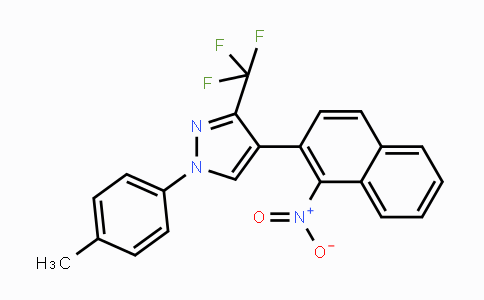 CAS No. 321998-67-8, 1-(4-Methylphenyl)-4-(1-nitro-2-naphthyl)-3-(trifluoromethyl)-1H-pyrazole