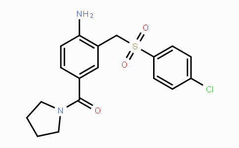CAS No. 339101-80-3, (4-Amino-3-{[(4-chlorophenyl)sulfonyl]methyl}phenyl)(1-pyrrolidinyl)methanone