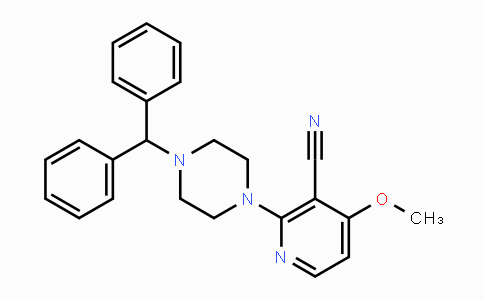 CAS No. 339102-04-4, 2-(4-Benzhydrylpiperazino)-4-methoxynicotinonitrile