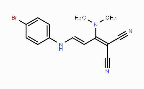 CAS No. 339102-06-6, 2-[3-(4-Bromoanilino)-1-(dimethylamino)-2-propenylidene]malononitrile