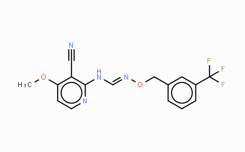 CAS No. 339102-43-1, N-(3-Cyano-4-methoxy-2-pyridinyl)-N'-{[3-(trifluoromethyl)benzyl]oxy}iminoformamide