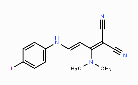 CAS No. 339102-75-9, 2-[1-(Dimethylamino)-3-(4-iodoanilino)-2-propenylidene]malononitrile