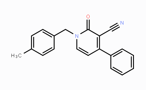 CAS No. 478080-26-1, 1-(4-Methylbenzyl)-2-oxo-4-phenyl-1,2-dihydro-3-pyridinecarbonitrile