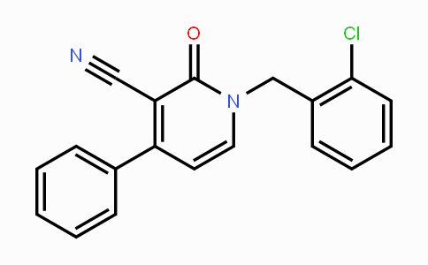 CAS No. 478080-27-2, 1-(2-Chlorobenzyl)-2-oxo-4-phenyl-1,2-dihydro-3-pyridinecarbonitrile