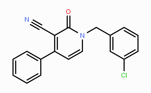 CAS No. 478080-28-3, 1-(3-Chlorobenzyl)-2-oxo-4-phenyl-1,2-dihydro-3-pyridinecarbonitrile