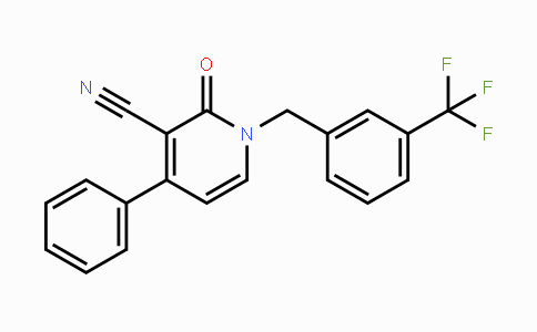 CAS No. 478080-29-4, 2-Oxo-4-phenyl-1-[3-(trifluoromethyl)benzyl]-1,2-dihydro-3-pyridinecarbonitrile