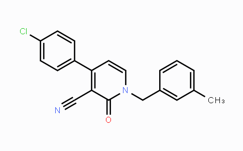 CAS No. 478080-35-2, 4-(4-Chlorophenyl)-1-(3-methylbenzyl)-2-oxo-1,2-dihydro-3-pyridinecarbonitrile