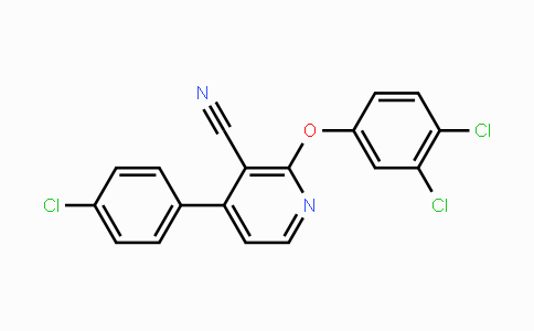 339103-64-9 | 4-(4-Chlorophenyl)-2-(3,4-dichlorophenoxy)nicotinonitrile