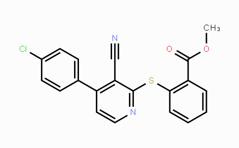 MC119968 | 478080-47-6 | Methyl 2-{[4-(4-chlorophenyl)-3-cyano-2-pyridinyl]sulfanyl}benzenecarboxylate