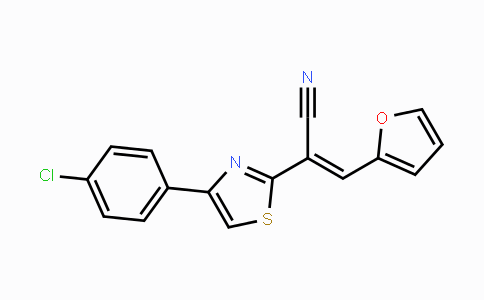 CAS No. 312758-25-1, (E)-2-[4-(4-Chlorophenyl)-1,3-thiazol-2-yl]-3-(2-furyl)-2-propenenitrile