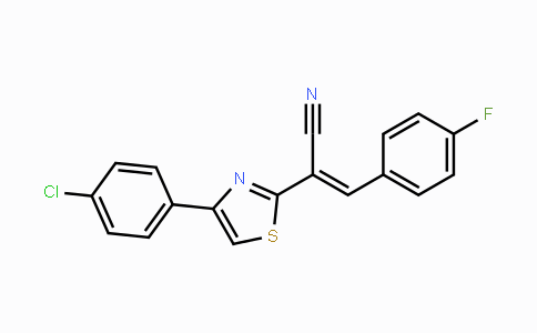 CAS No. 332175-35-6, 2-[4-(4-Chlorophenyl)-1,3-thiazol-2-yl]-3-(4-fluorophenyl)acrylonitrile