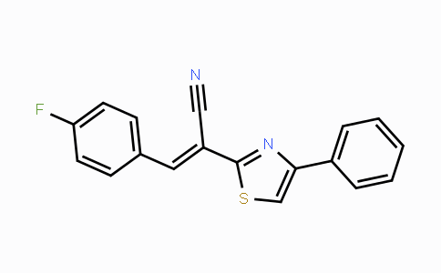 CAS No. 298219-21-3, 3-(4-Fluorophenyl)-2-(4-phenyl-1,3-thiazol-2-yl)acrylonitrile