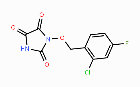 CAS No. 339103-93-4, 1-[(2-Chloro-4-fluorobenzyl)oxy]-1H-imidazole-2,4,5(3H)-trione