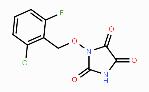 CAS No. 339103-96-7, 1-[(2-Chloro-6-fluorobenzyl)oxy]-1H-imidazole-2,4,5(3H)-trione