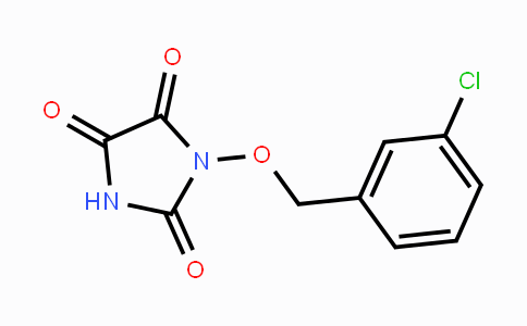 CAS No. 339104-02-8, 1-[(3-Chlorobenzyl)oxy]-1H-imidazole-2,4,5(3H)-trione