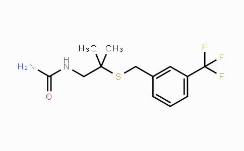 CAS No. 339104-14-2, N-(2-Methyl-2-{[3-(trifluoromethyl)benzyl]sulfanyl}propyl)urea