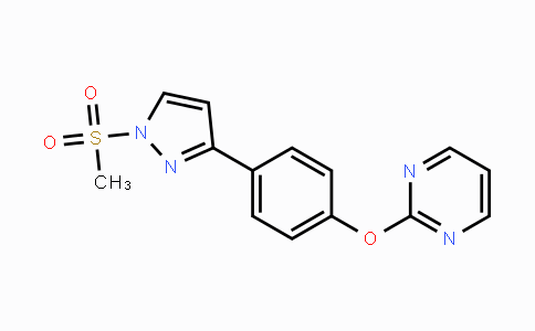 CAS No. 321998-84-9, 2-{4-[1-(Methylsulfonyl)-1H-pyrazol-3-yl]phenoxy}pyrimidine