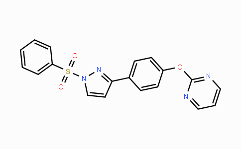 CAS No. 321998-86-1, 2-{4-[1-(Phenylsulfonyl)-1H-pyrazol-3-yl]phenoxy}pyrimidine