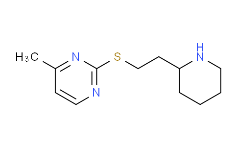1249572-20-0 | 4-methyl-2-{[2-(piperidin-2-yl)ethyl]sulfanyl}pyrimidine