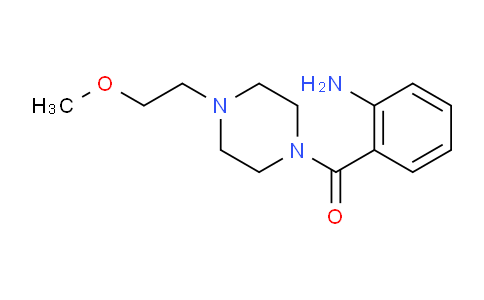 MC11H308 | 923200-87-7 | 2-[4-(2-methoxyethyl)piperazine-1-carbonyl]aniline