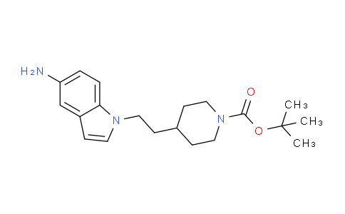 1472616-31-1 | tert-butyl 4-[2-(5-amino-1H-indol-1-yl)ethyl]piperidine-1-carboxylate