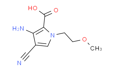 MC11N294 | 923215-36-5 | 3-amino-4-cyano-1-(2-methoxyethyl)-1H-pyrrole-2-carboxylic acid