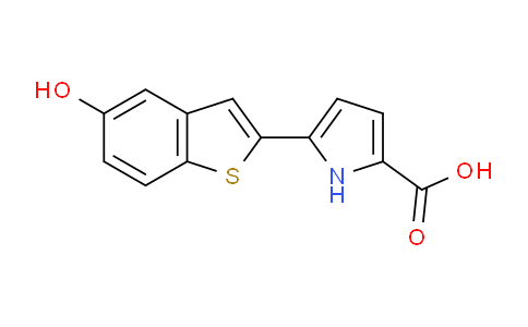 1897826-70-8 | 5-(5-羟基苯并[b]噻吩-2-基)-1H-吡咯-2-羧酸