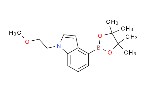 903499-29-6 | 1-(2-methoxyethyl)-4-(tetramethyl-1,3,2-dioxaborolan-2-yl)-1H-indole