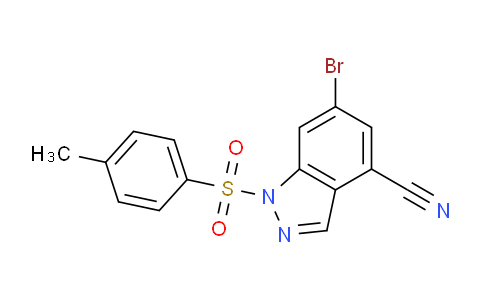 1245464-56-5 | 6-溴-1-(4-甲基苯磺酰基)-1H-吲唑-4-腈