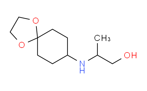 1155571-72-4 | 2-({1,4-dioxaspiro[4.5]decan-8-yl}amino)propan-1-ol