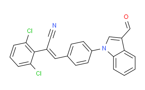 MC11W241 | 692287-49-3 | (Z)-2-(2,6-DICHLOROPHENYL)-3-[4-(3-FORMYL-1H-INDOL-1-YL)PHENYL]-2-PROPENENITRILE