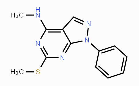 CAS No. 339106-43-3, N-Methyl-6-(methylsulfanyl)-1-phenyl-1H-pyrazolo[3,4-d]pyrimidin-4-amine